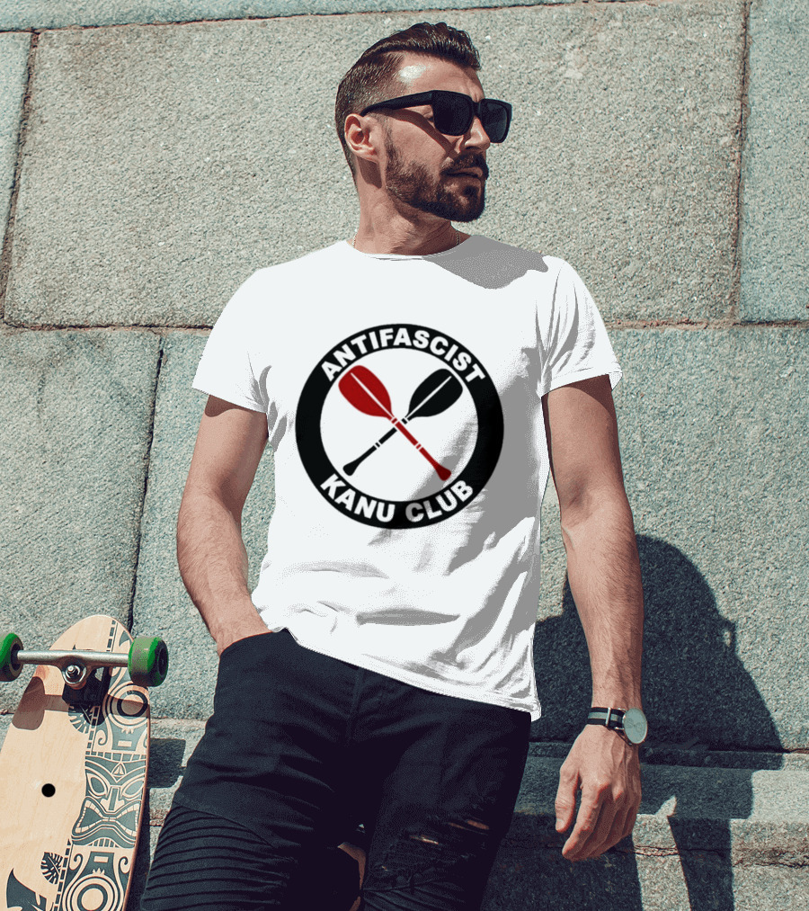 Antifascist Kanu Club Paddles T-Shirt
