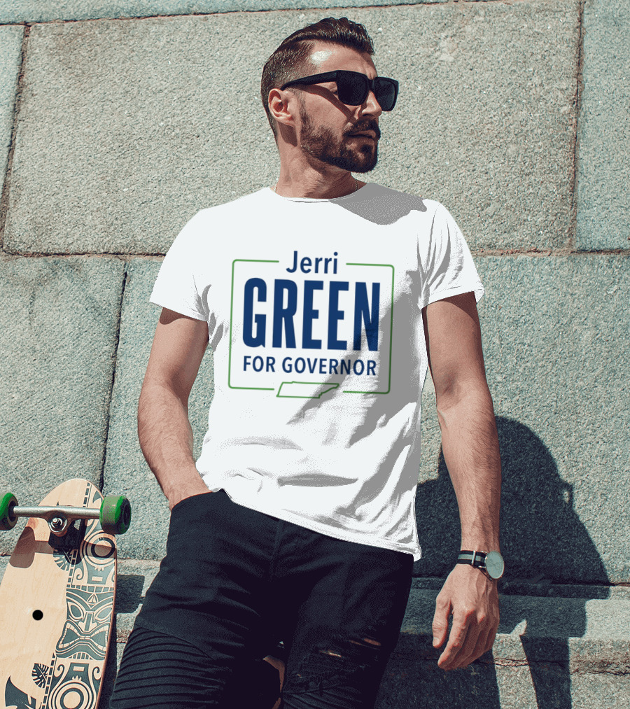 Jerri Green For Governor 2026 Tennessee Campaign T-Shirt