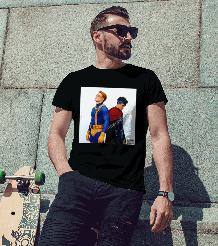 Cyclops And Wiccan Heartstopper X Men Comic Collaboration T-Shirt