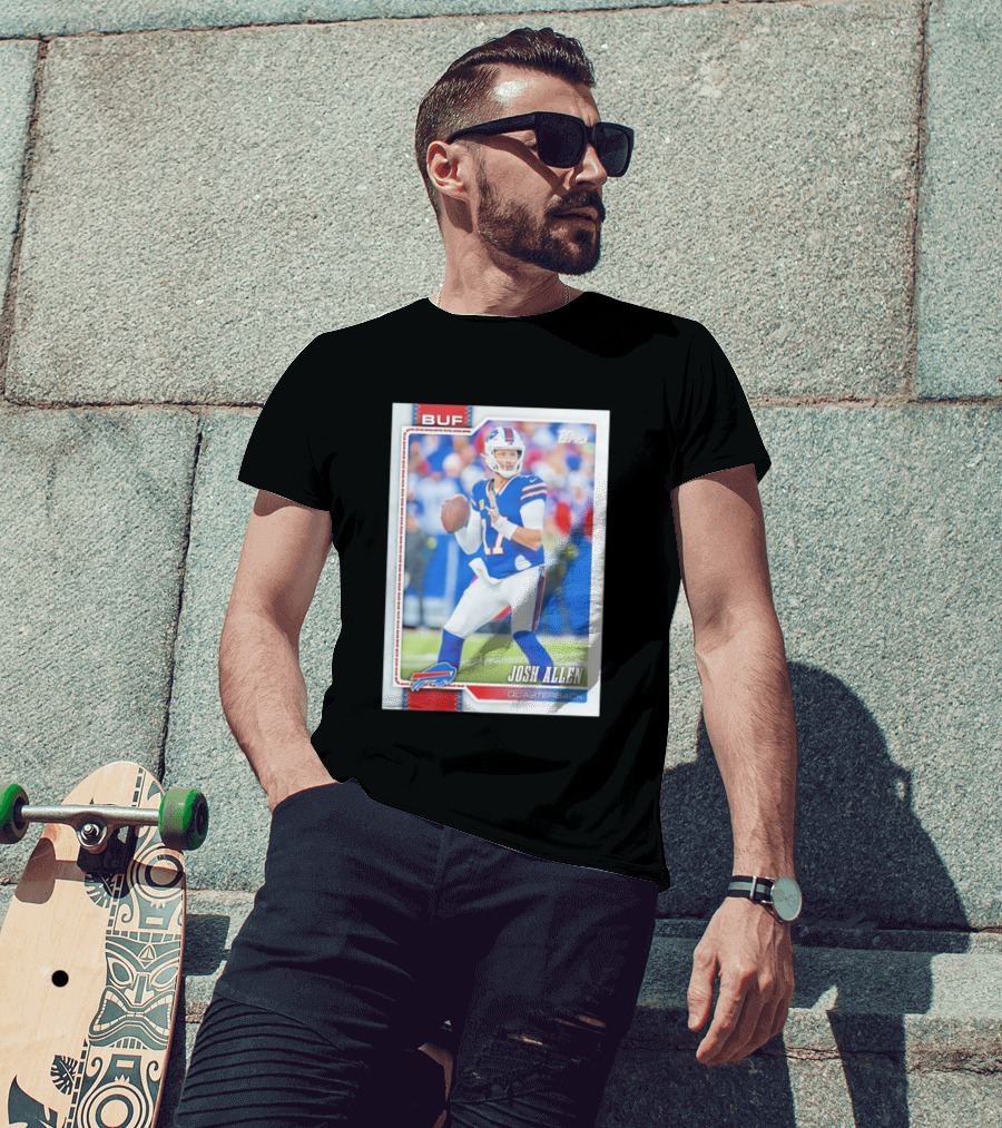 Buffalo Bills Josh Allen Quarterback Topps 2026 T-Shirt