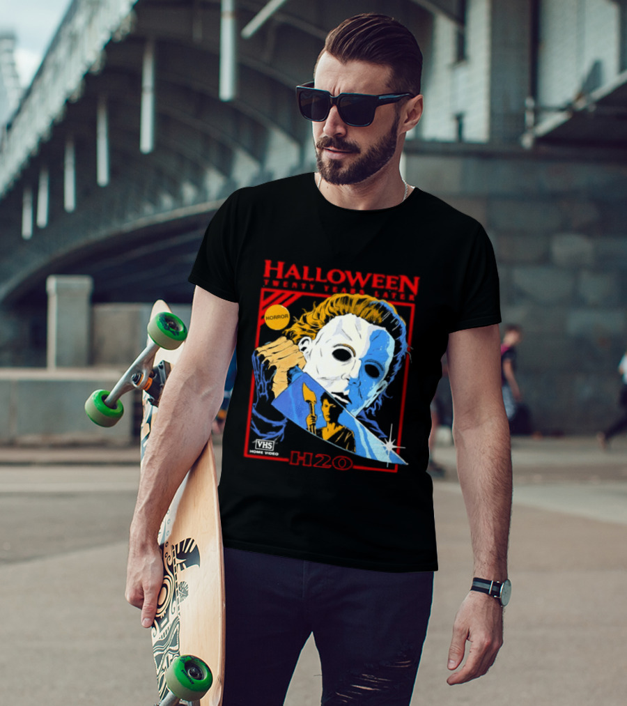 Halloween Twenty Years Later H20 Michael Myers Laurie Strode T-Shirt