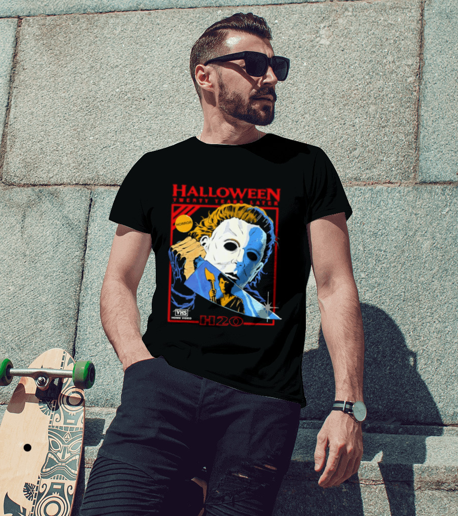Halloween Twenty Years Later H20 Michael Myers Laurie Strode T-Shirt