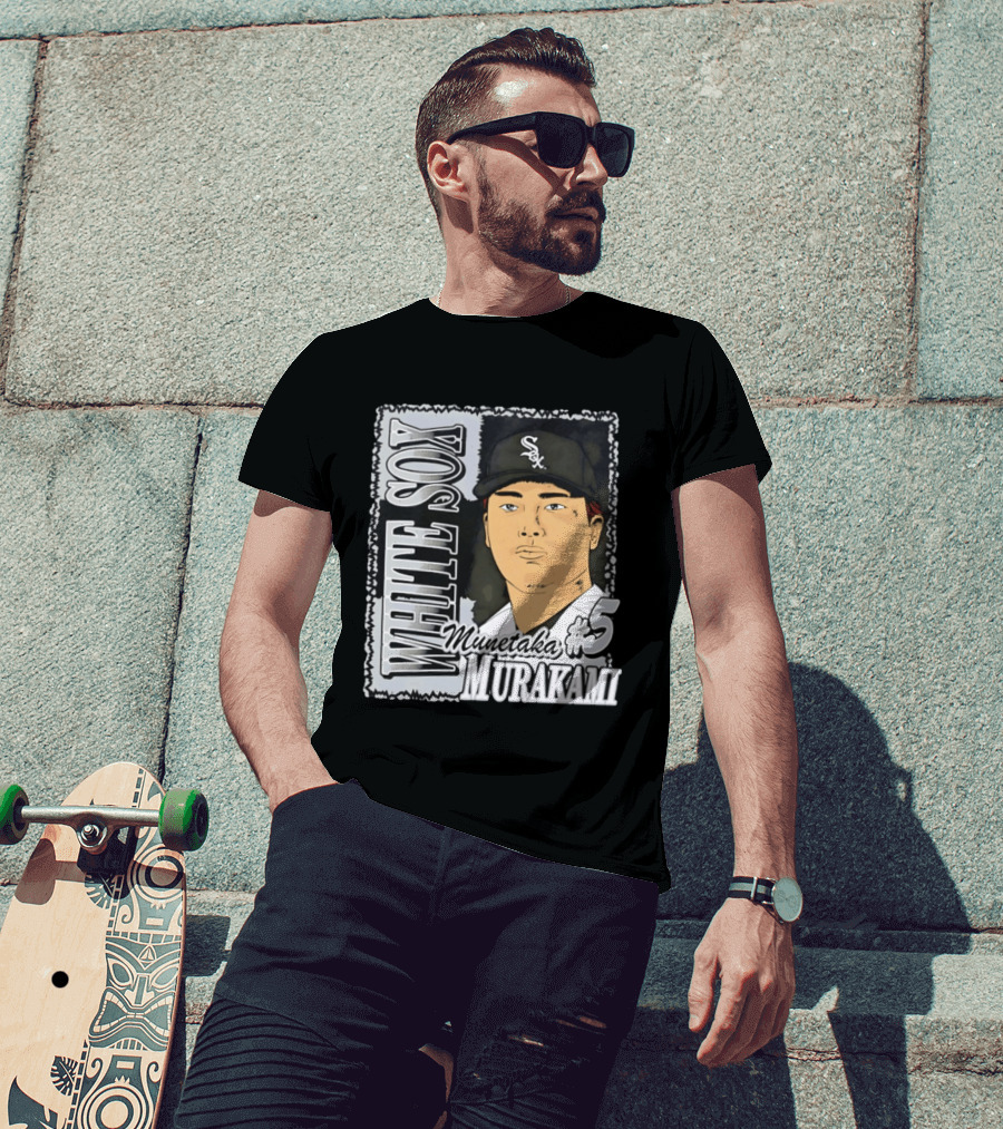 Munetaka Murakami #5 White Sox Baseball T-Shirt