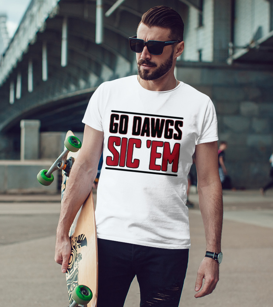 Georgia Bulldogs Go Dawgs Sic Em T-Shirt