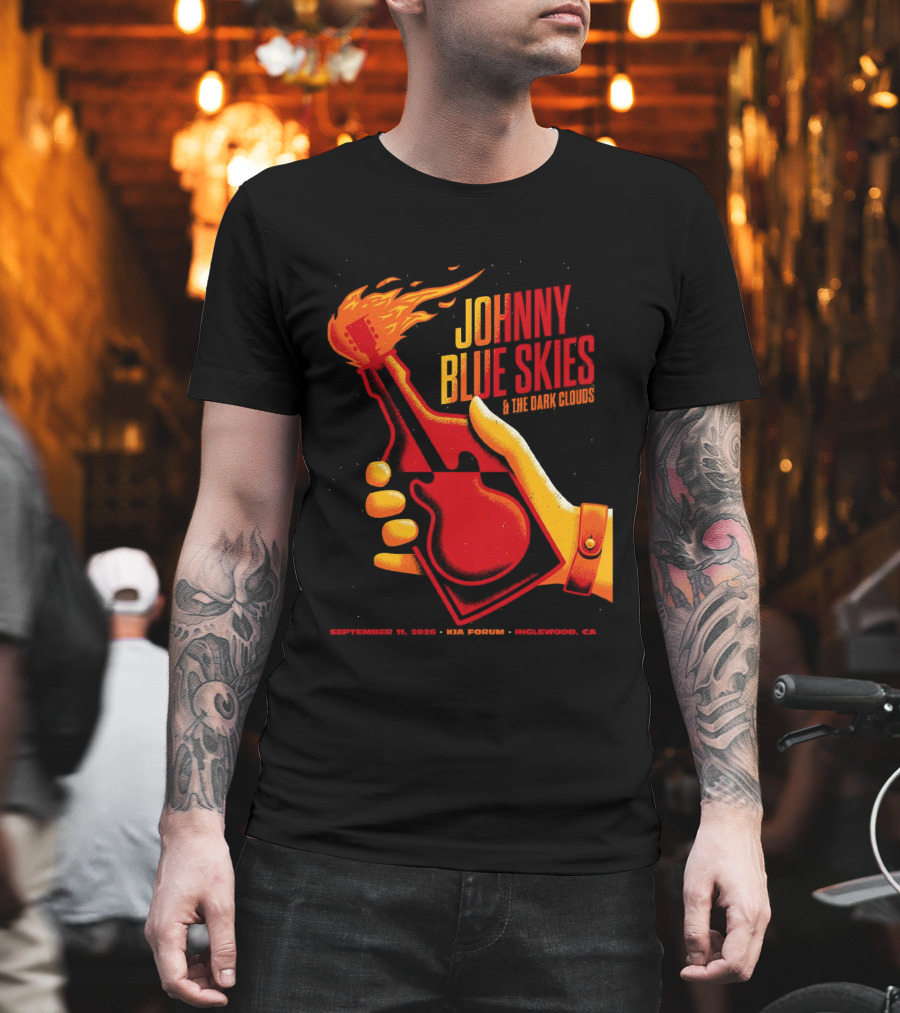 Johnny Blue Skies Inglewood CA 2026 The Dark Shadows Live At Kia Forum September 11 T-Shirt