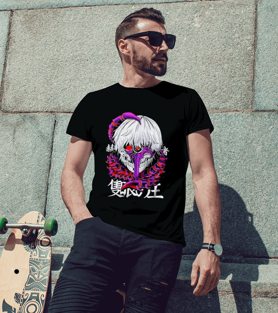 Tokyo Kaneki Kakuja Mask Heroic Stance T-Shirt