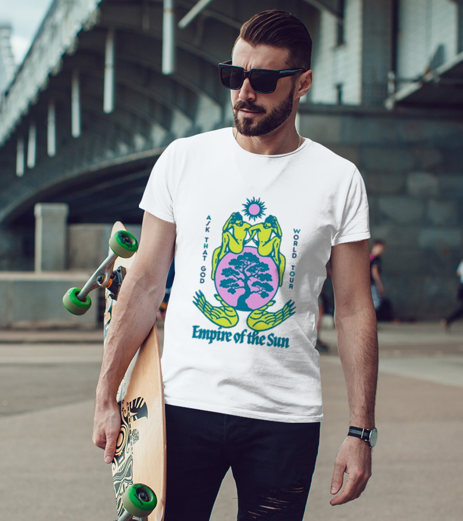 Empire Of The Sun Ask That God Hand World Tour Tree T-Shirt