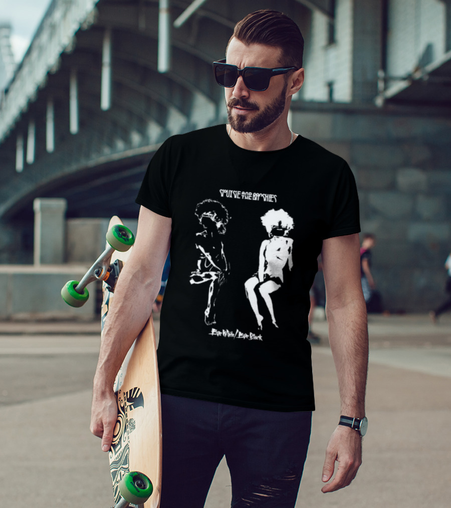Siouxsie And The Banshees Eve White Eve Black T-Shirt