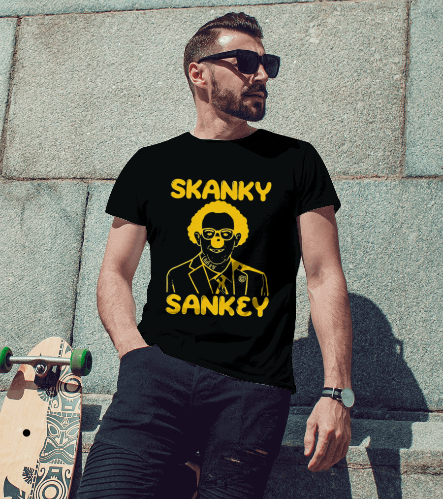 Skanky Sankey LSU Basketball Fan Joke T-Shirt