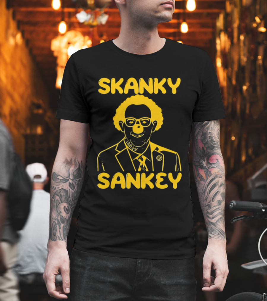 Skanky Sankey LSU Basketball Fan Joke T-Shirt