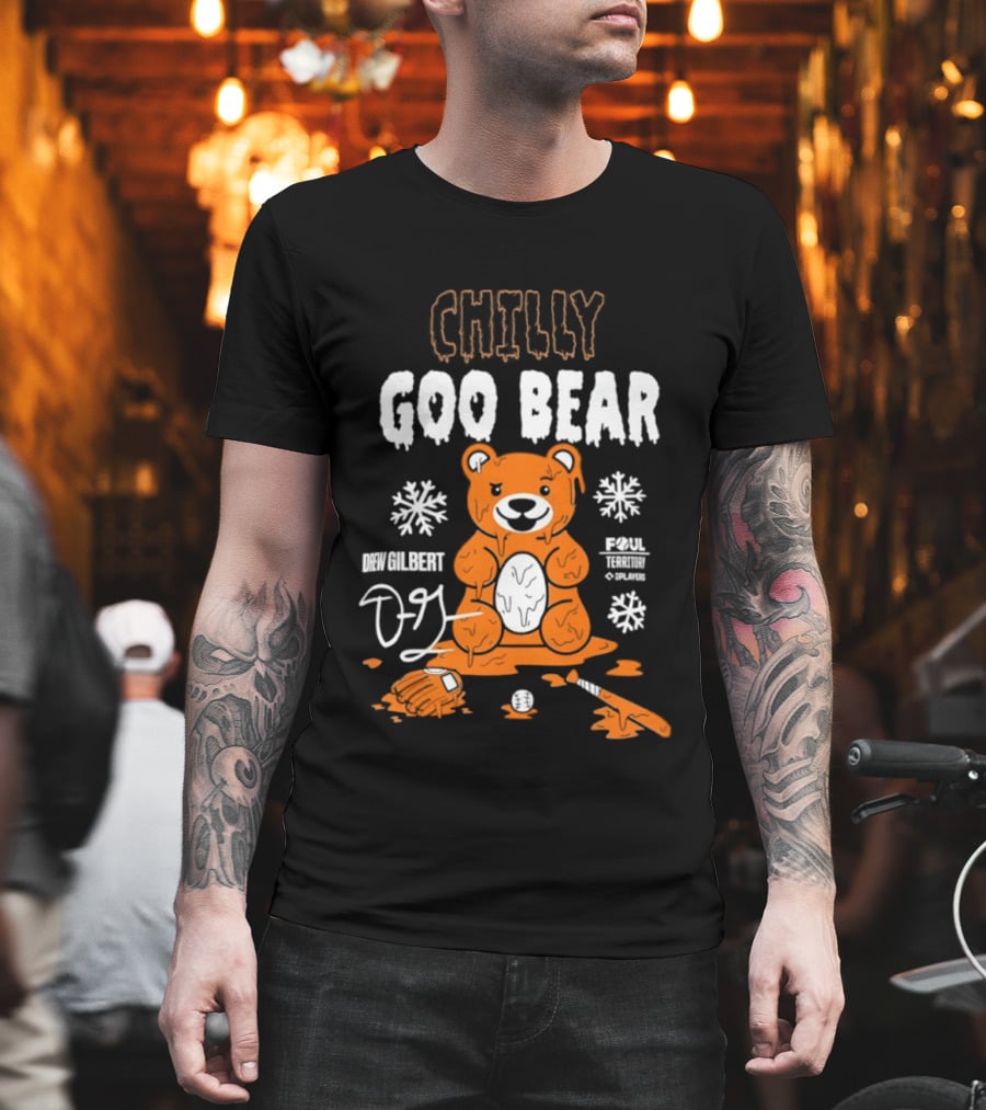 Drew Gilbert Goo Bear Chilly San Francisco Giants T-Shirt
