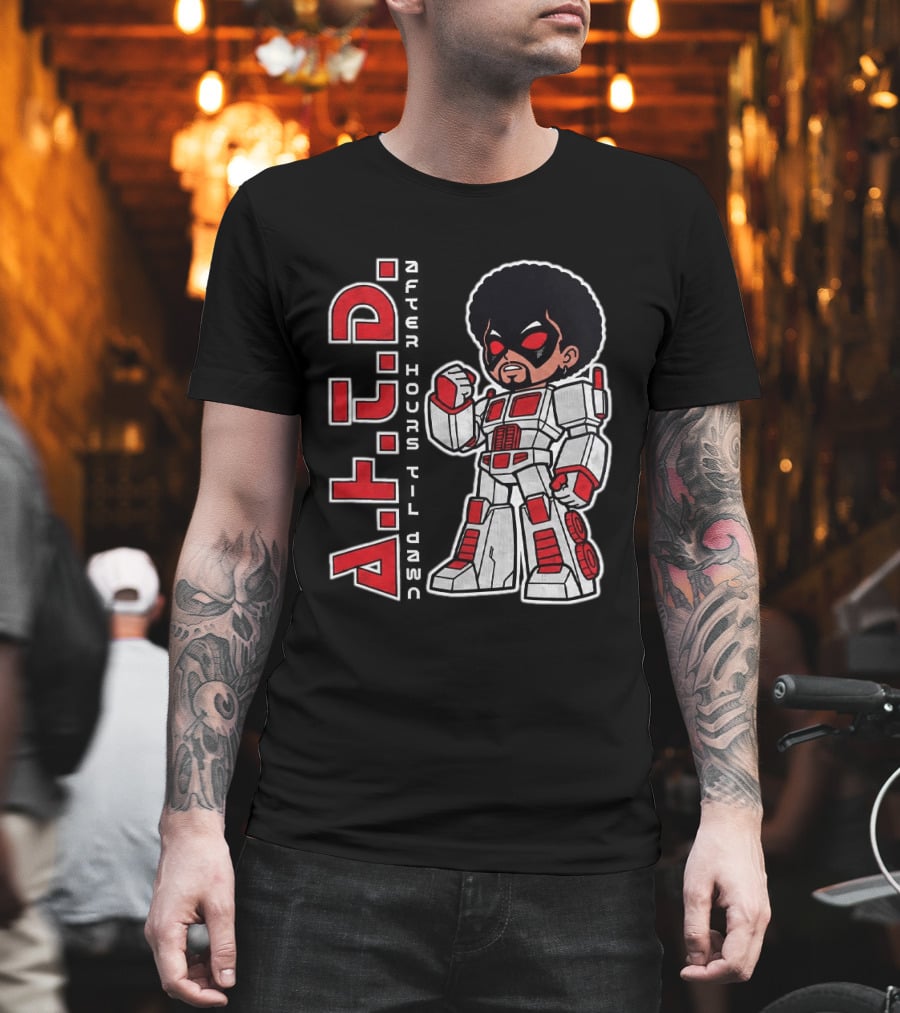 The Weeknd A.F.T.D. After Hours Til Dawn 2026 Asia Tour Tokyo Japan Gundam Pop Up T-Shirt
