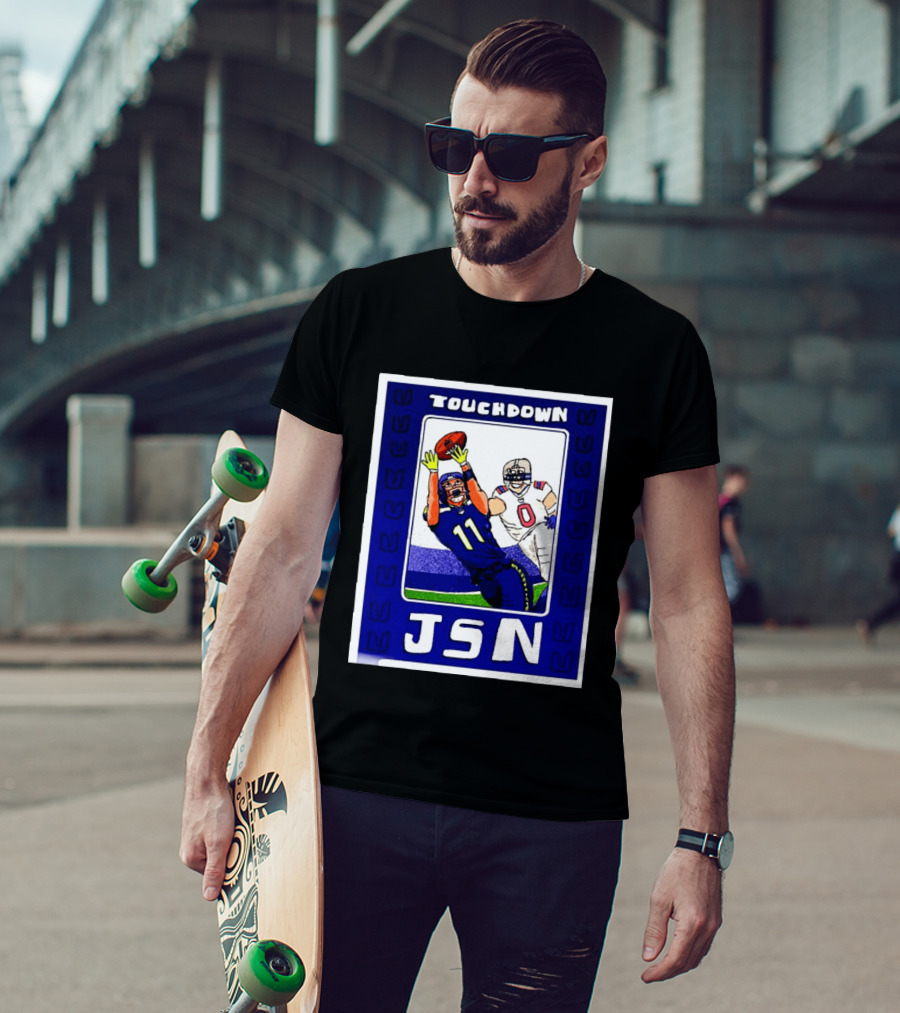 Touchdown JSN Jackson Smith Njigba Seattle Football Catch 11 T-Shirt