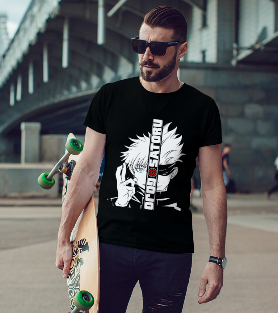 Satoru Gojo Mirror Six Eyes Limitless Jujutsu Kaisen Anime Fan T-Shirt