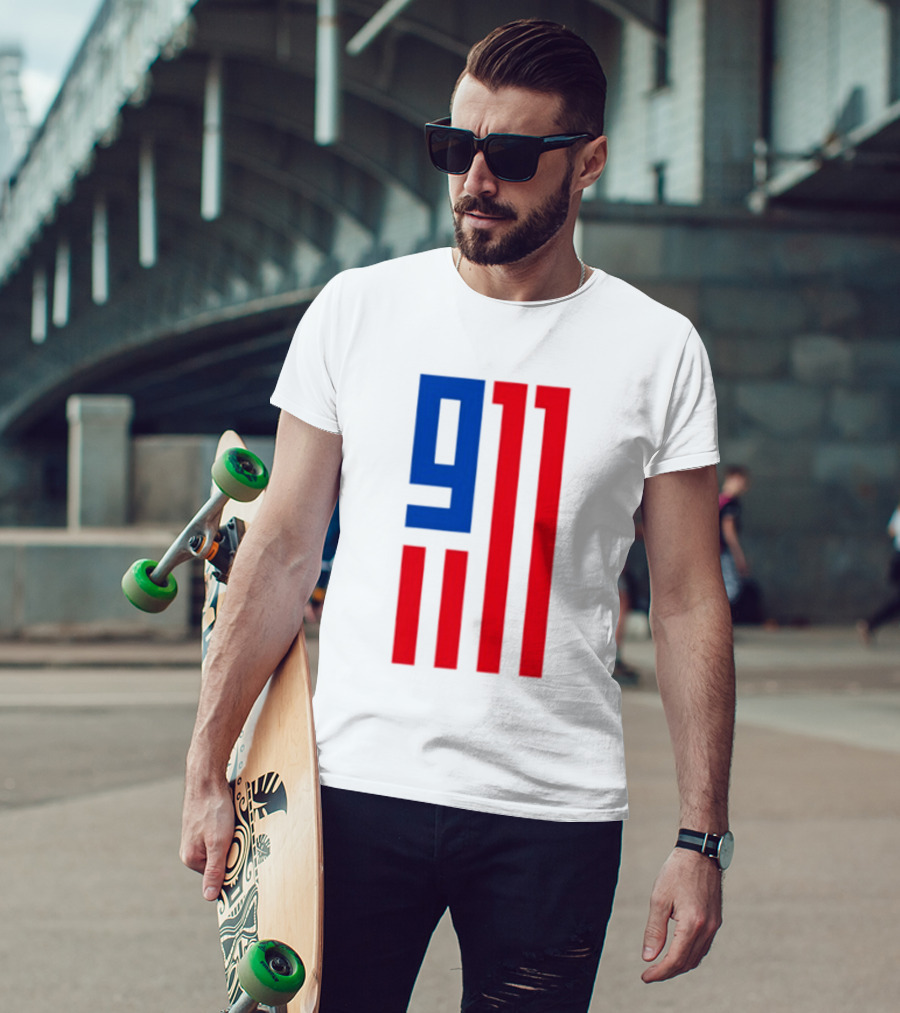 9/11 American Flag USA Patriotic September 11 T-Shirt