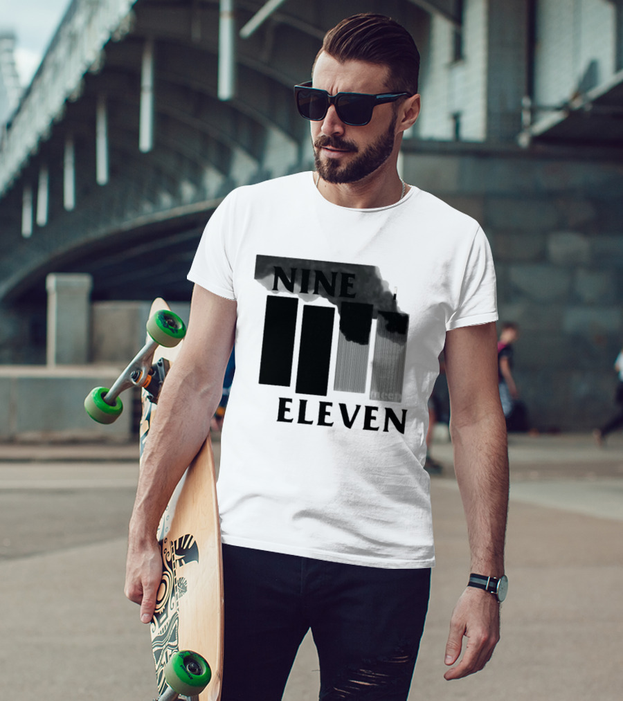 Nine Eleven Meep 9 11 Meme Dark Humor Towers Smoke T-Shirt