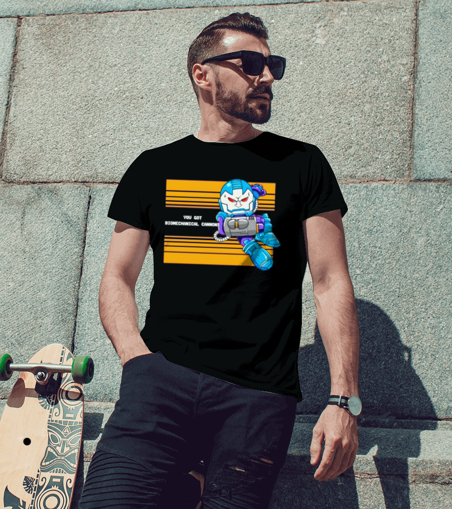 Apocalypse Marvel Cartoon Biomechanical Cannons T-Shirt
