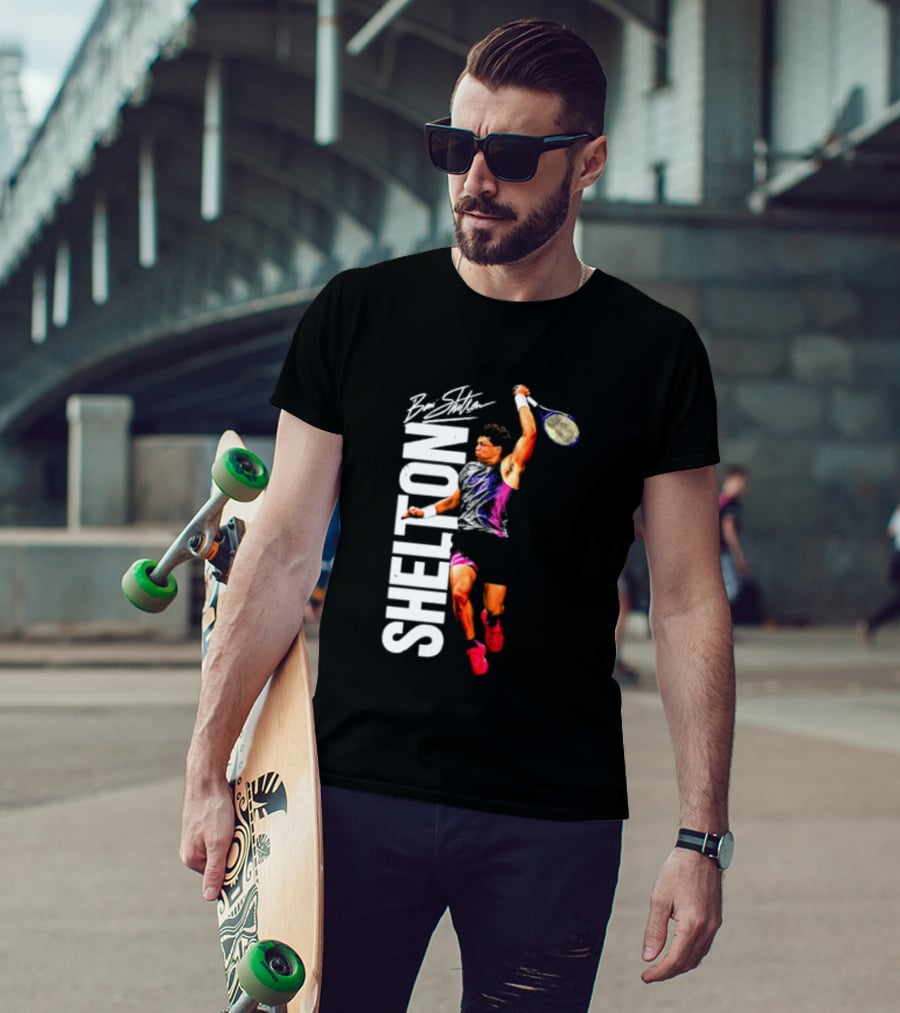 Ben Shelton Tennis Player Signature Art 2026 T-Shirt