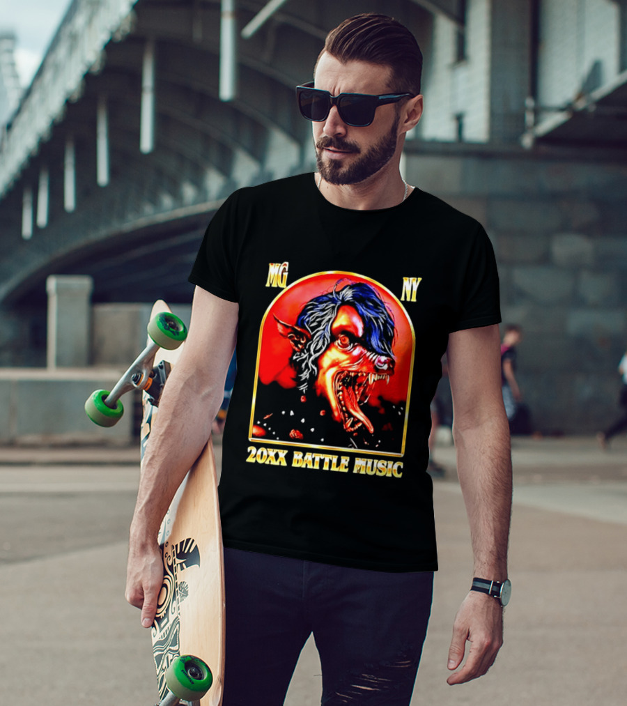MG NY 20XX Battle Music Machine Gun Kelly Werewolf T-Shirt