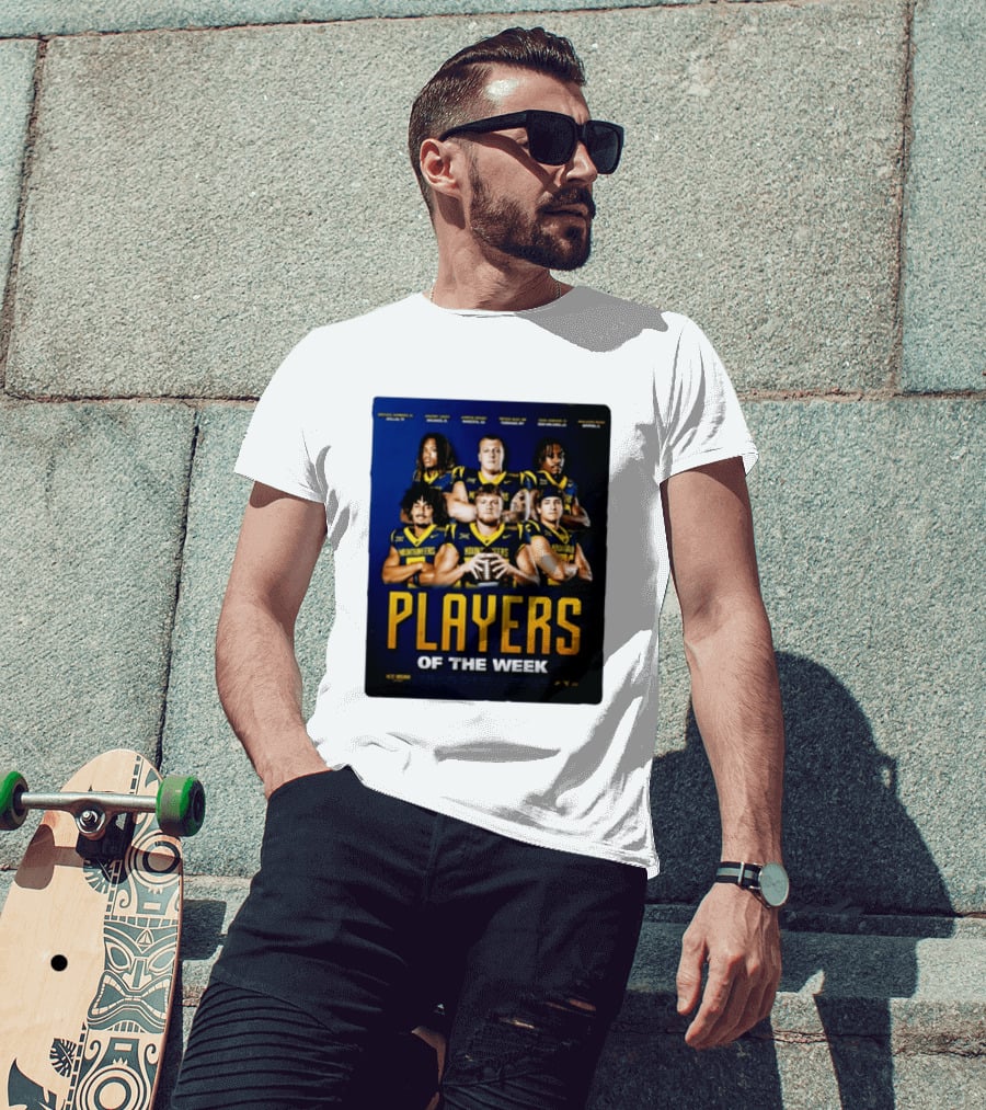 West Virginia Mountaineers Players Of The Week Dallas Fort Manvel Missouri City Huntsville New Orleans Georgia T-Shirt