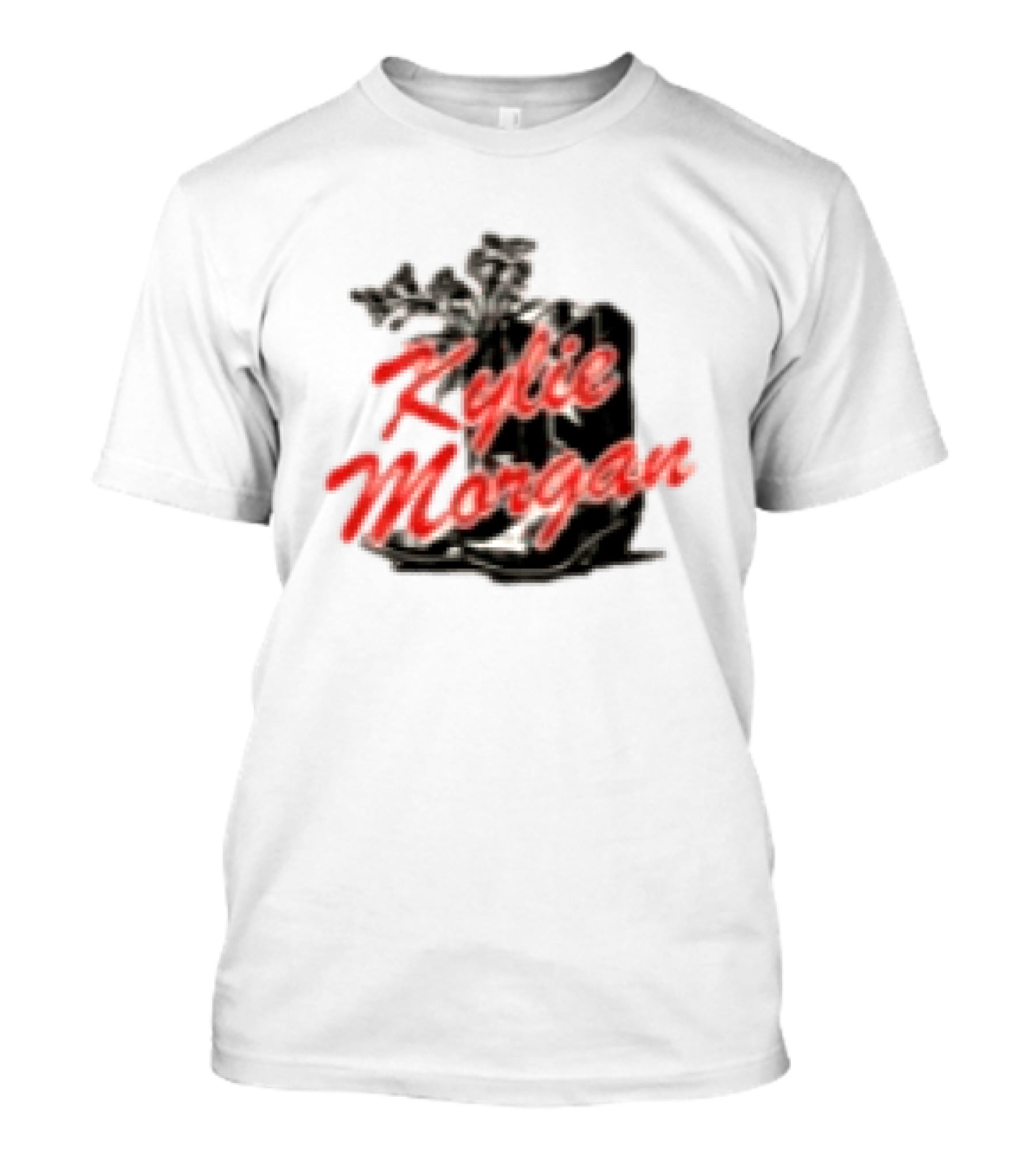 Kylie Morgan 1 800 Dump Him Boots Roses T-Shirt