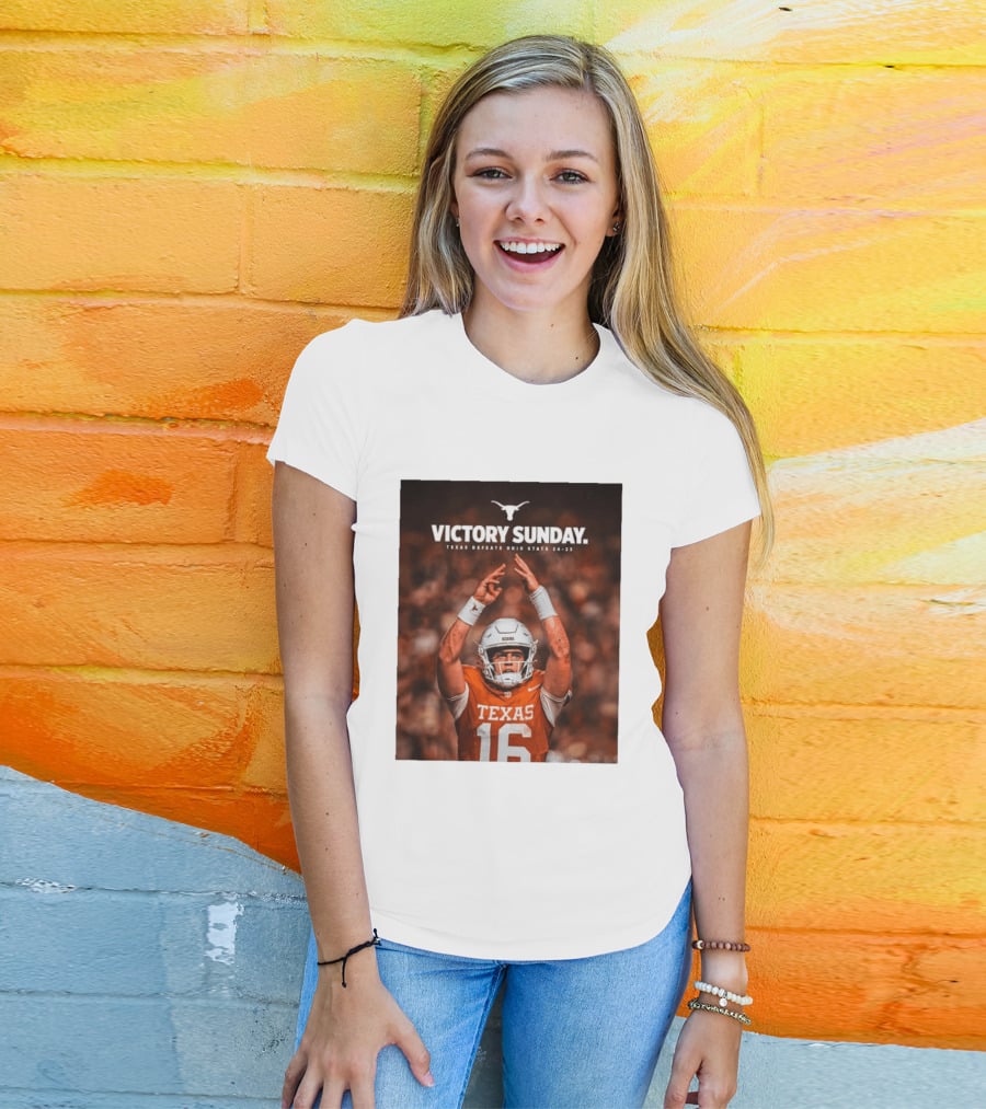 Victory Sunday Texas Defeats Ohio State 24 23 Longhorns Football Win T-Shirt