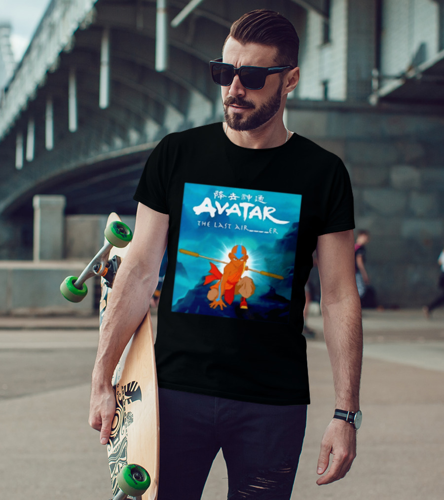 Avatar The Last Airbender Aang Nickelodeon Japanese T-Shirt