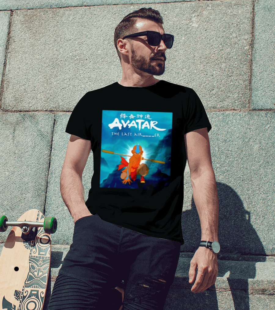 Avatar The Last Airbender Aang Nickelodeon Japanese T-Shirt