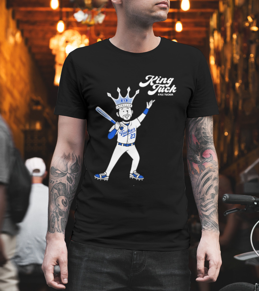 King Tuck Kyle Tucker 23 Baseball Crown And Bat T-Shirt