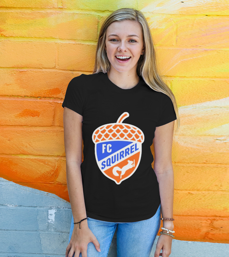 FC Squirrel Acorn Crest Cincinnati Soccer T-Shirt