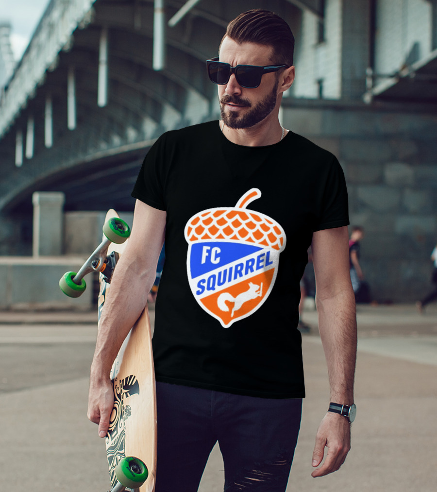 FC Squirrel Acorn Crest Cincinnati Soccer T-Shirt