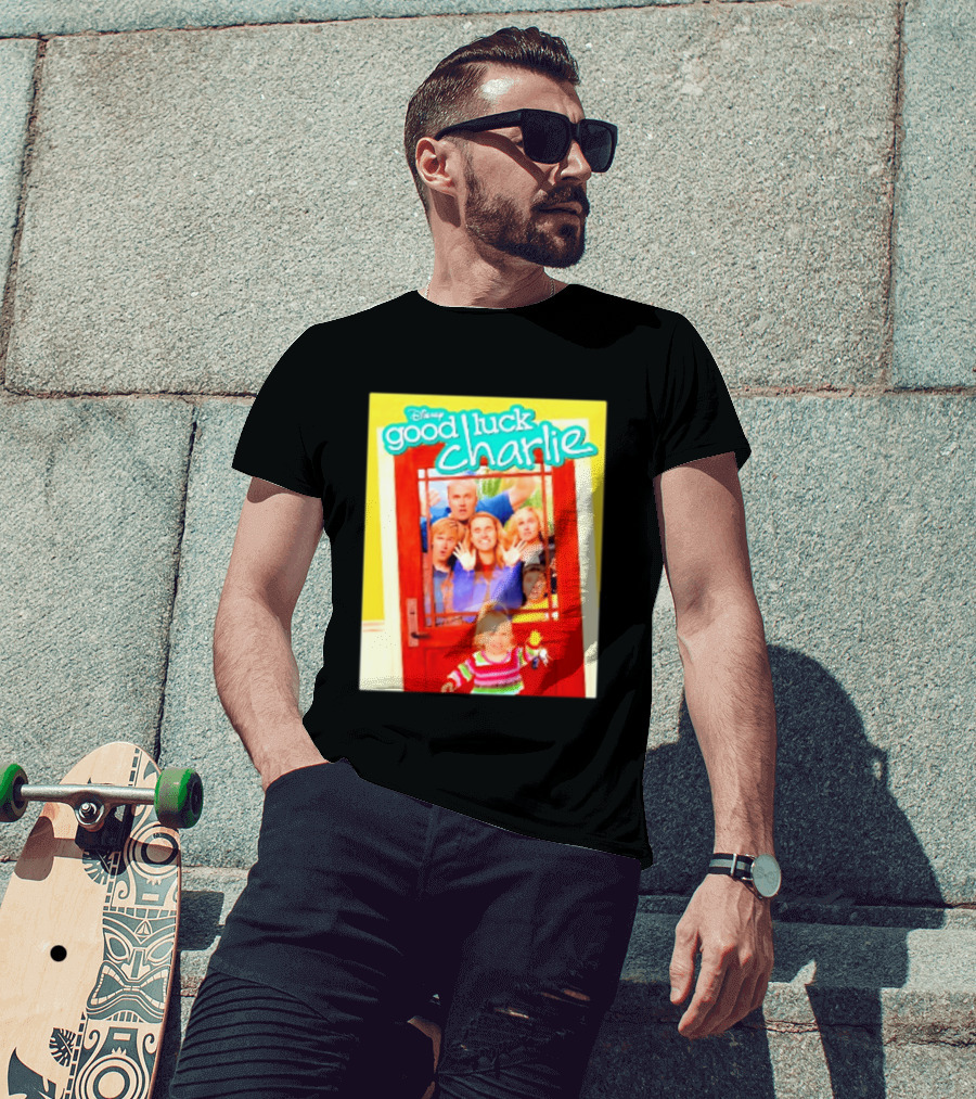 Disney Good Luck Charlie Family Door Scene T-Shirt