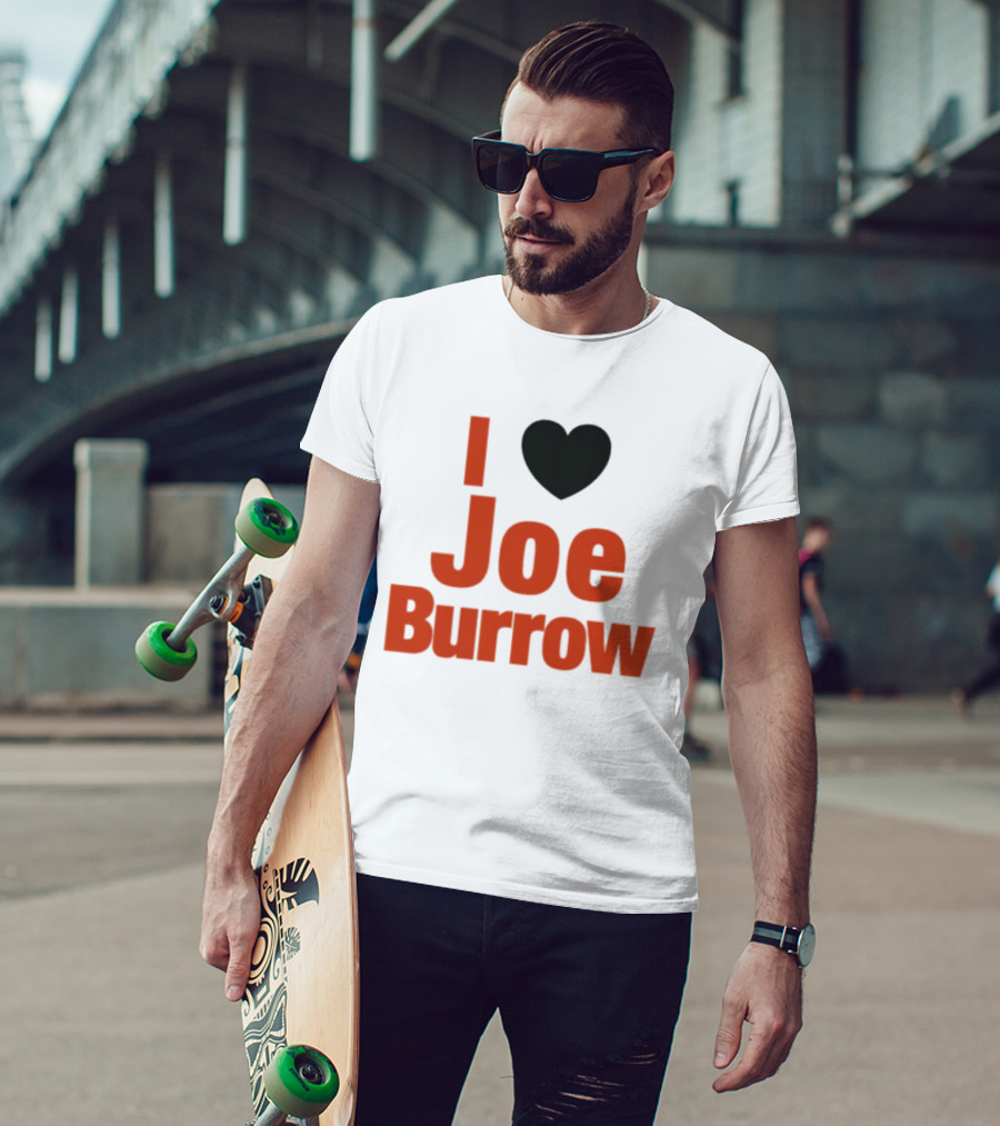 I Heart Joe Burrow Cincinnati Bengals 2026 Season T-Shirt