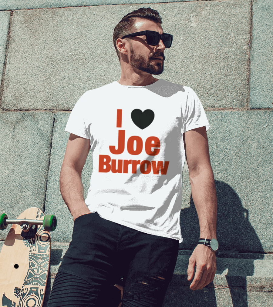 I Heart Joe Burrow Cincinnati Bengals 2026 Season T-Shirt