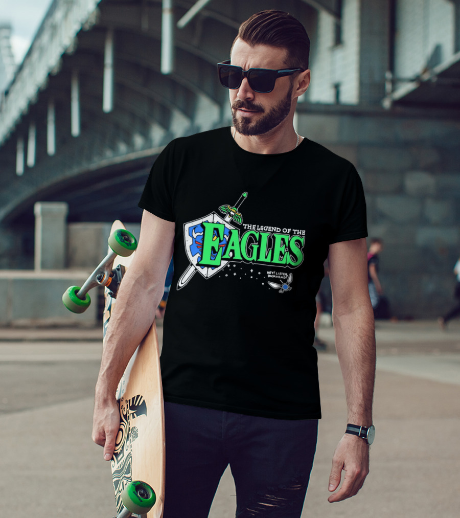 The Legend Of The Eagles Sword And Shield Adventure T-Shirt