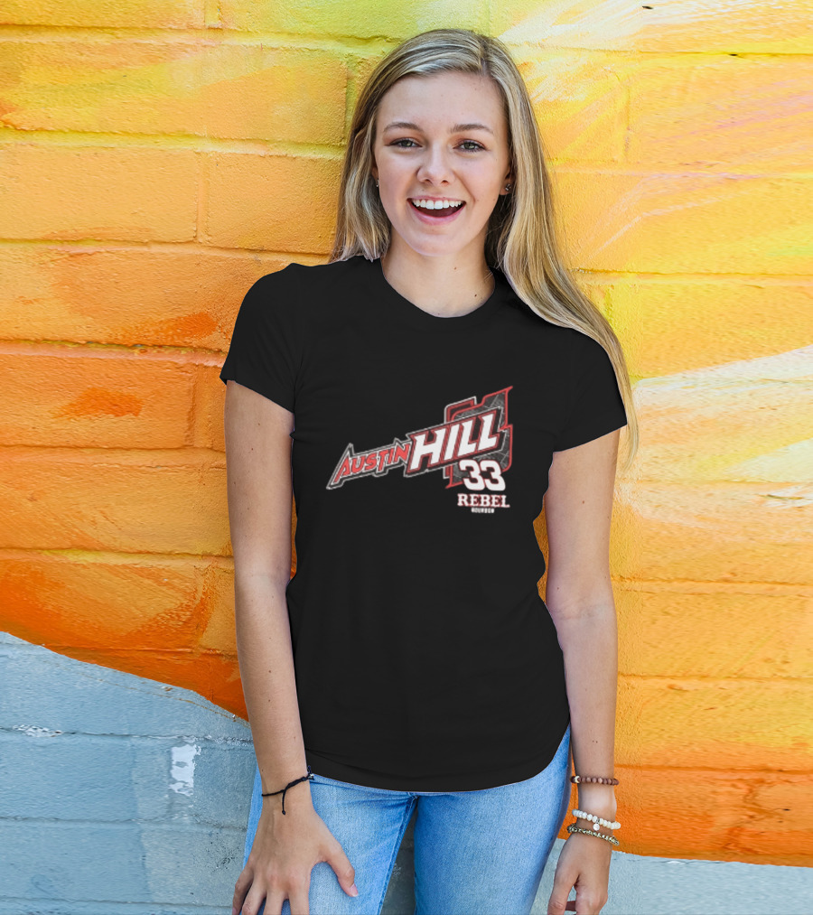 Austin Hill 33 Rebel Racing Team Honoring Our Original Rebel T-Shirt