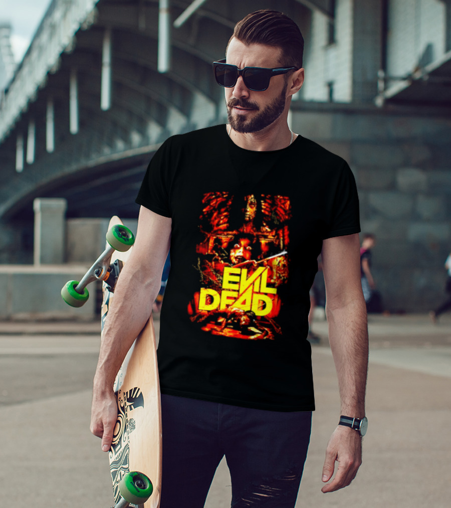 Evil Dead Classic Horror Movie Sam Raimi Iconic Cult T-Shirt