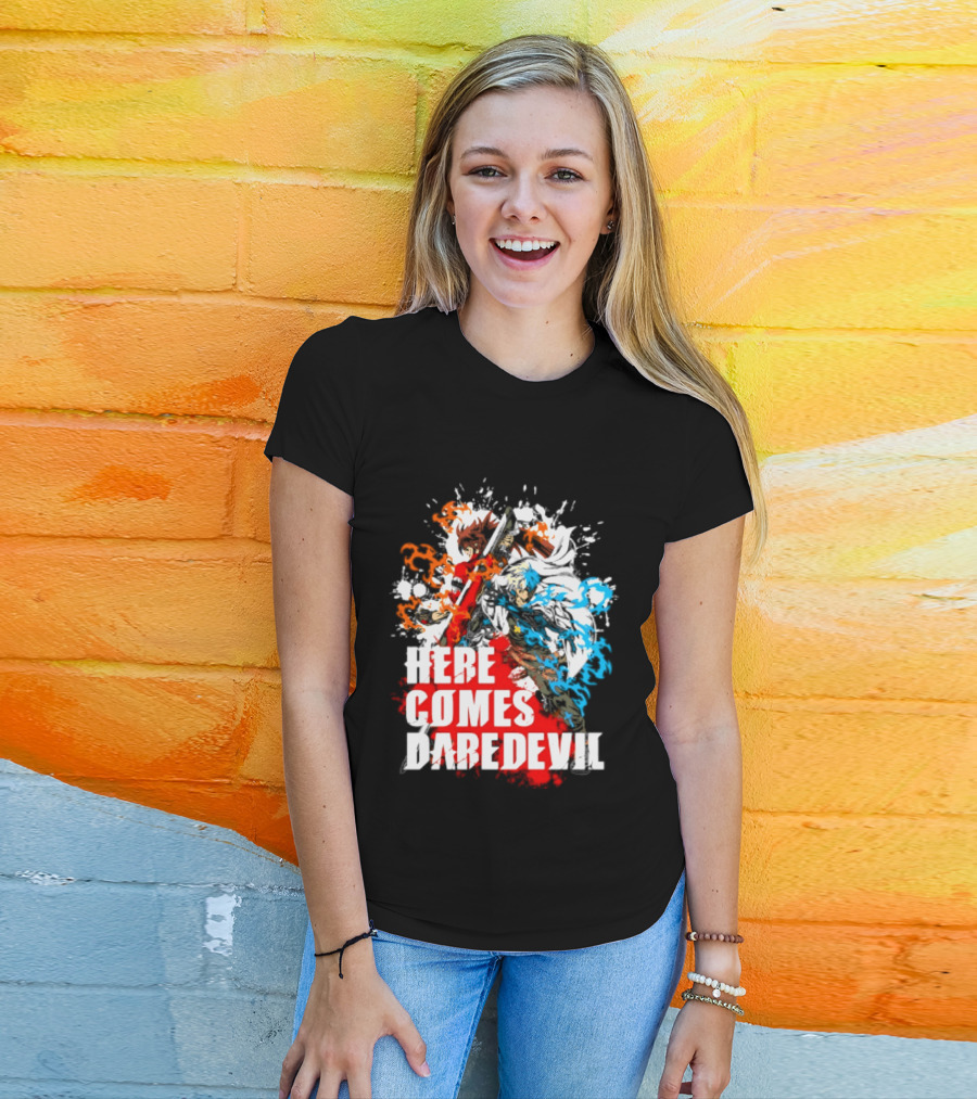 Here Comes Daredevil Guilty Sol Badguy Vibrant Splash T-Shirt