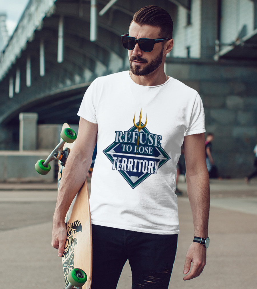 Seattle Seahawks Refuse To Lose Territory Trident T-Shirt