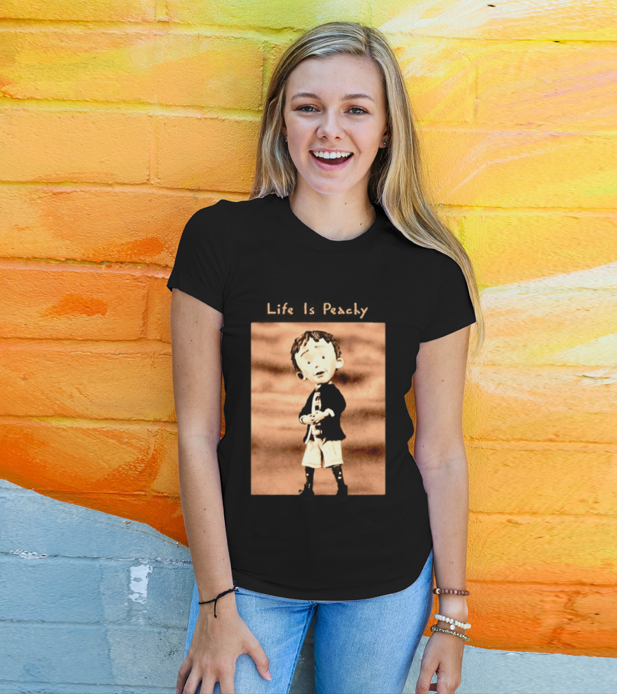 Life Is Peachy Korn Nu Metal Character Jonathan Davis T-Shirt