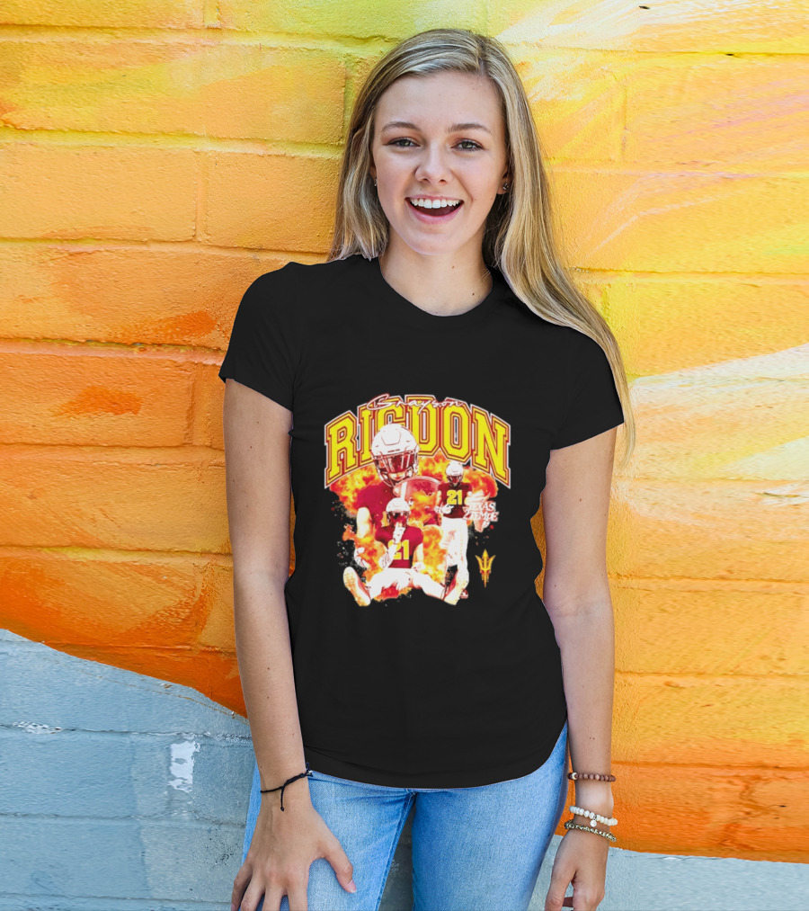Grayson Rigdon 21 Arizona State Texas Tempe Football Player T-Shirt
