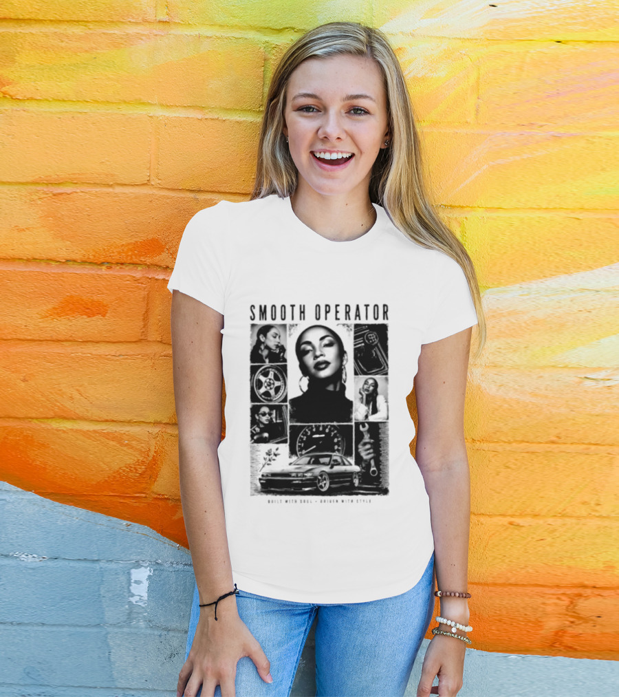 Smooth Operator Built With Soul Driven With Style Vintage Car Icon Retro Look T-Shirt
