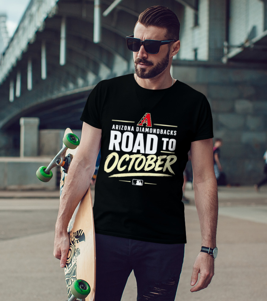 Arizona Diamondbacks Road To October MLB 2026 Postseason Journey T-Shirt