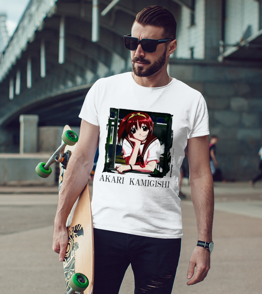 Akari Kamigishi To Heart Anime Character Image T-Shirt