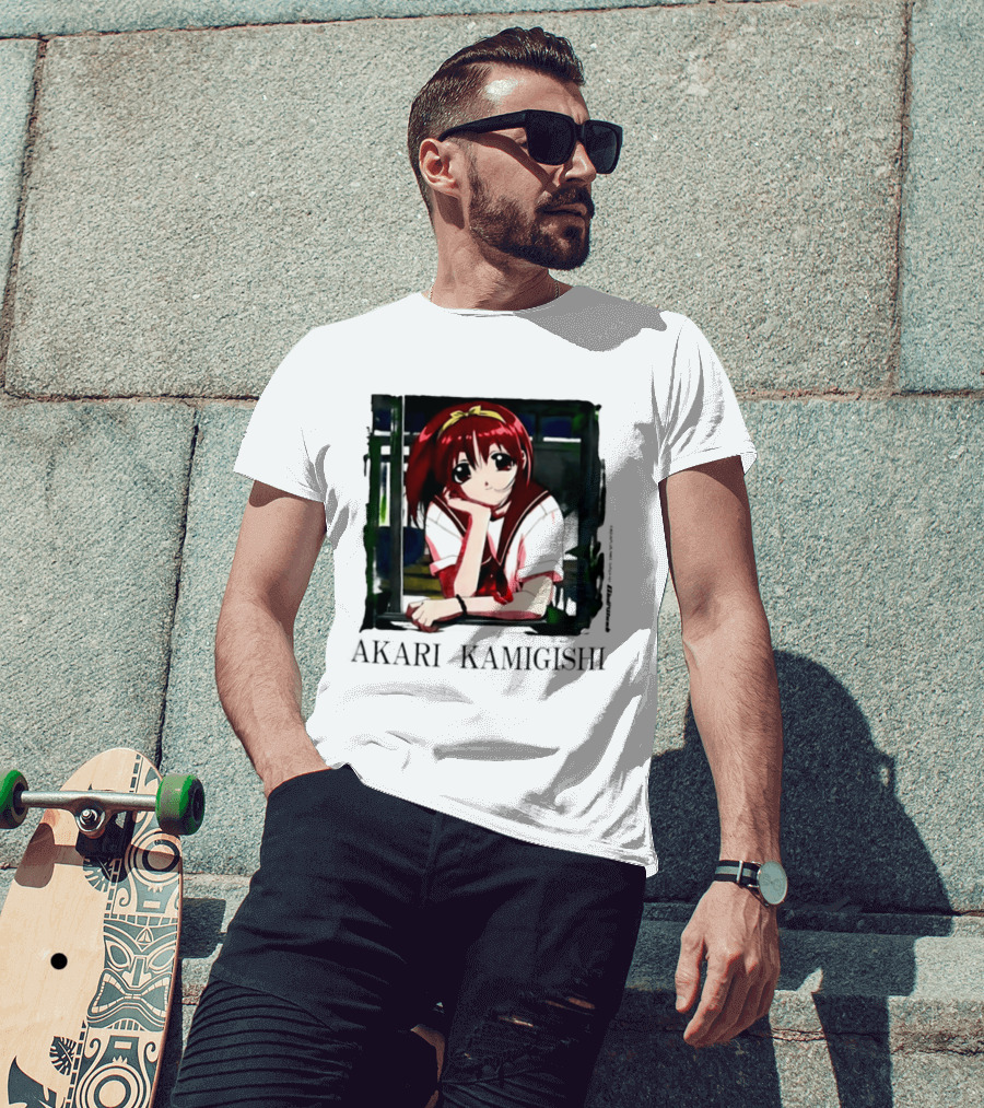 Akari Kamigishi To Heart Anime Character Image T-Shirt