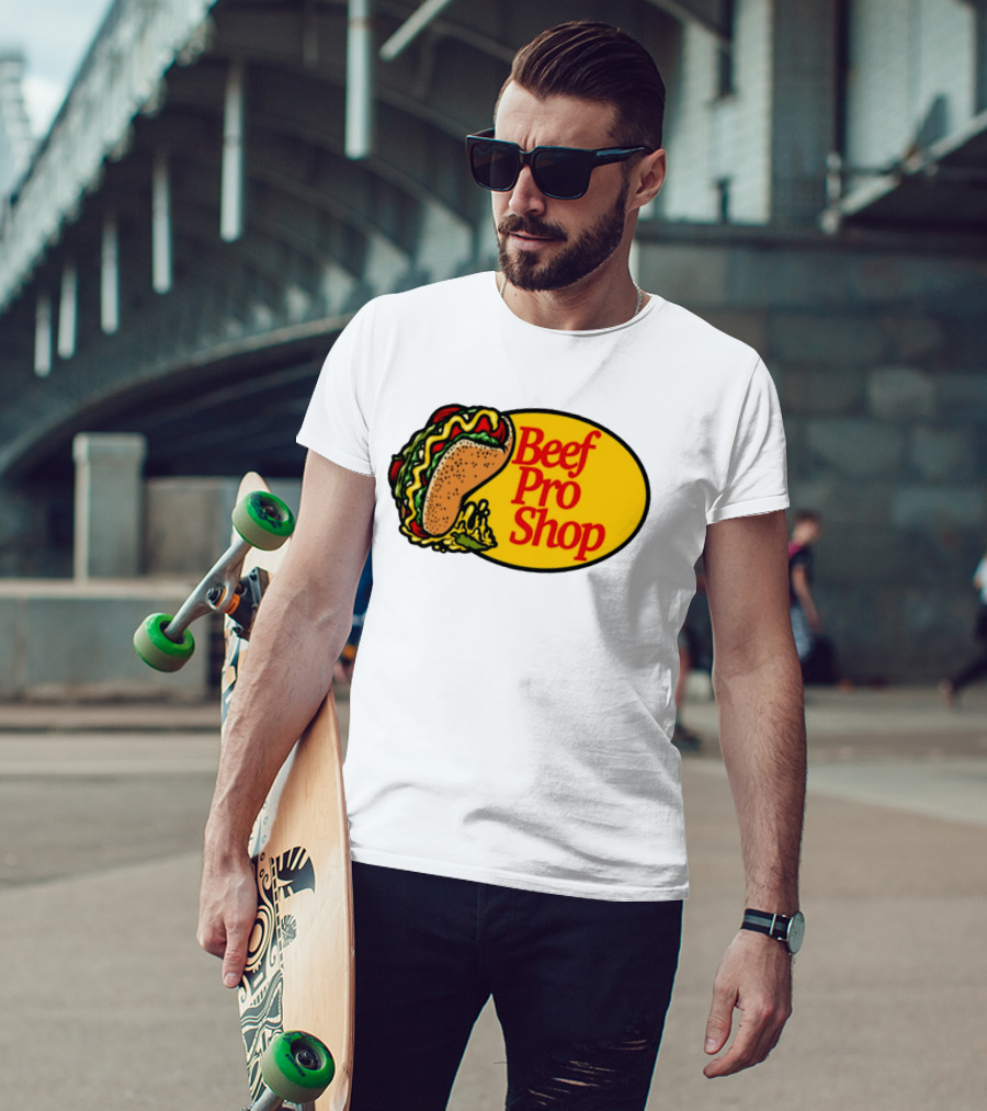 Beef Pro Shop Taco Patch T-Shirt