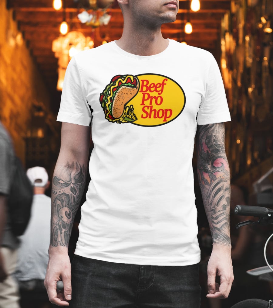 Beef Pro Shop Taco Patch T-Shirt