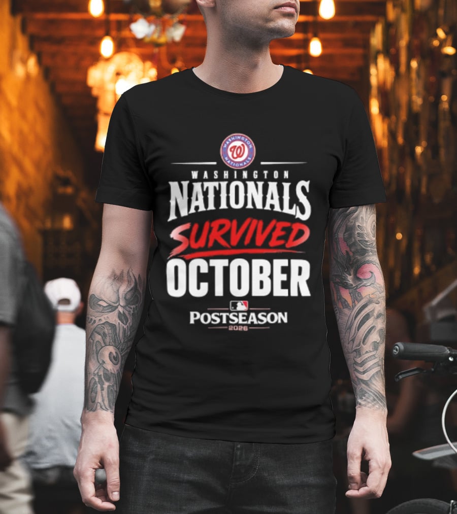 Washington Nationals Survived October MLB Postseason 2026 T-Shirt