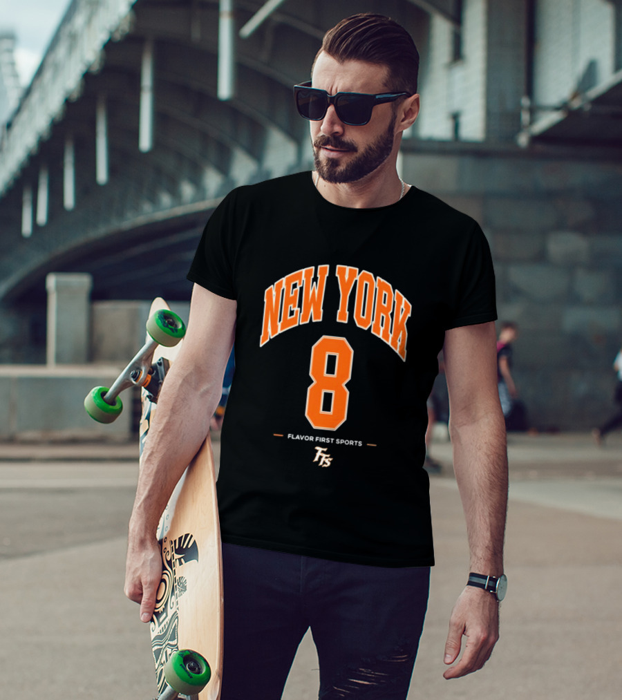 New York 8 Flavor First Sports TFS T-Shirt