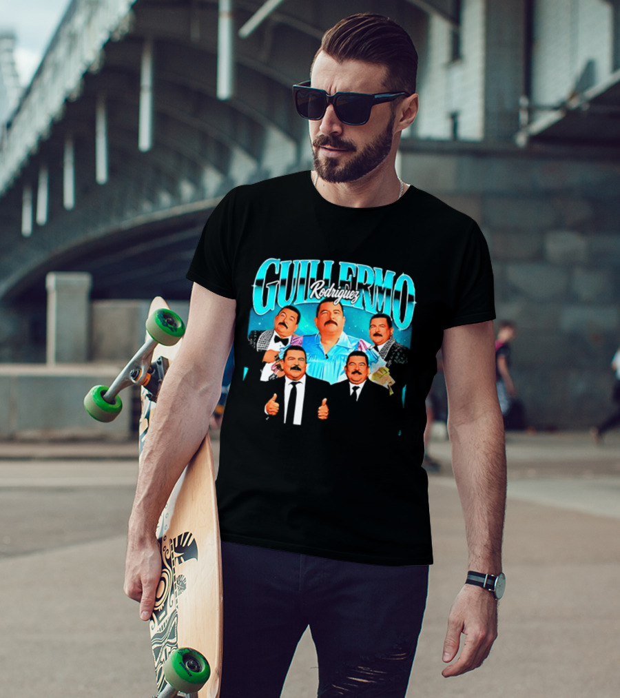 Guillermo Rodriguez 90s Collage Nostalgic Humor Thumbs Up T-Shirt
